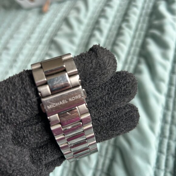 Michael Kors Mercer Blue Face Watch MK8329 - Picture 8 of 9